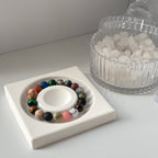 Galaxy Universe Planet Bracelet | 10mm Blue Sandstone Beads