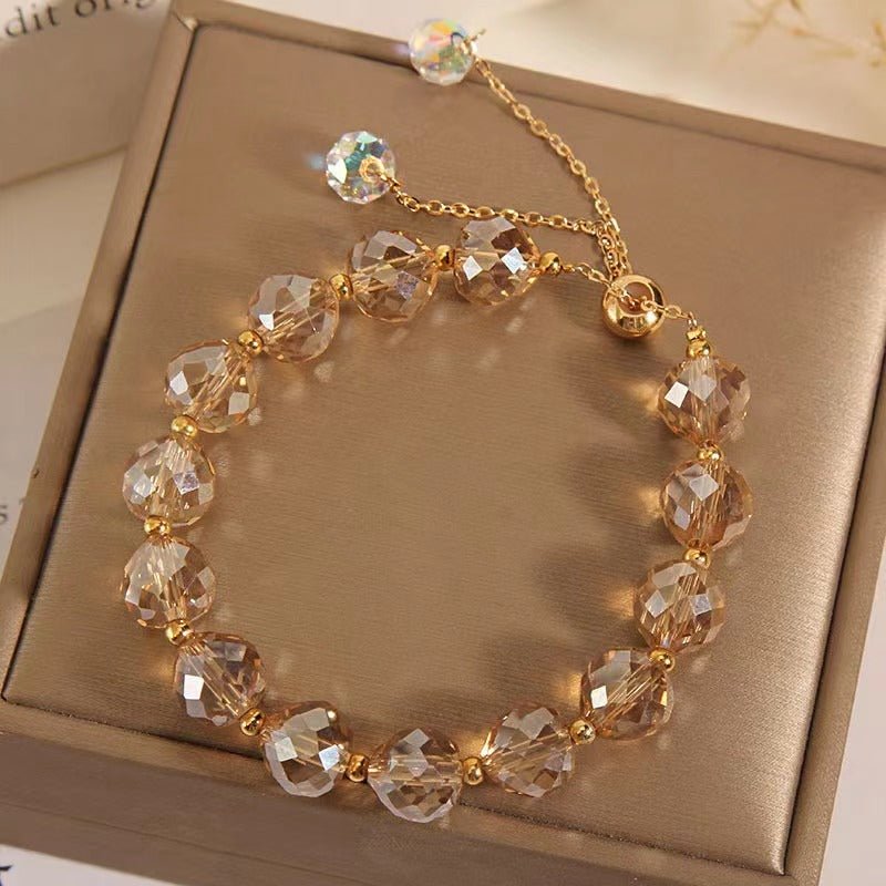 Golden Glow Citrine Crystal Bracelet - EclipticJew