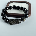 Golden Obsidian Pixiu Bracelet | Obsidian Beads | Lucky Pixiu Charm | Protection Bracelet