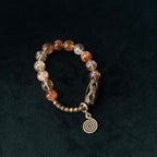 Golden Path Citrine & Brass Talisman Bracelet | Radiance, protection, and ancient charm woven
