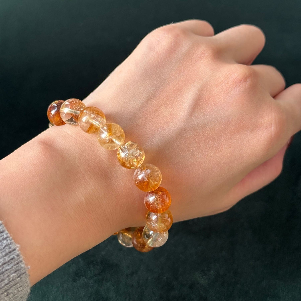 Golden Path Citrine & Brass Talisman Bracelet | Radiance, protection, and ancient charm woven
