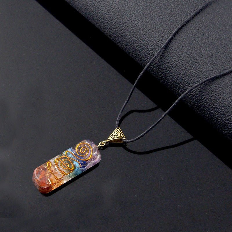 Gravel Seven Chakra Spirit Pendant - EclipticJew
