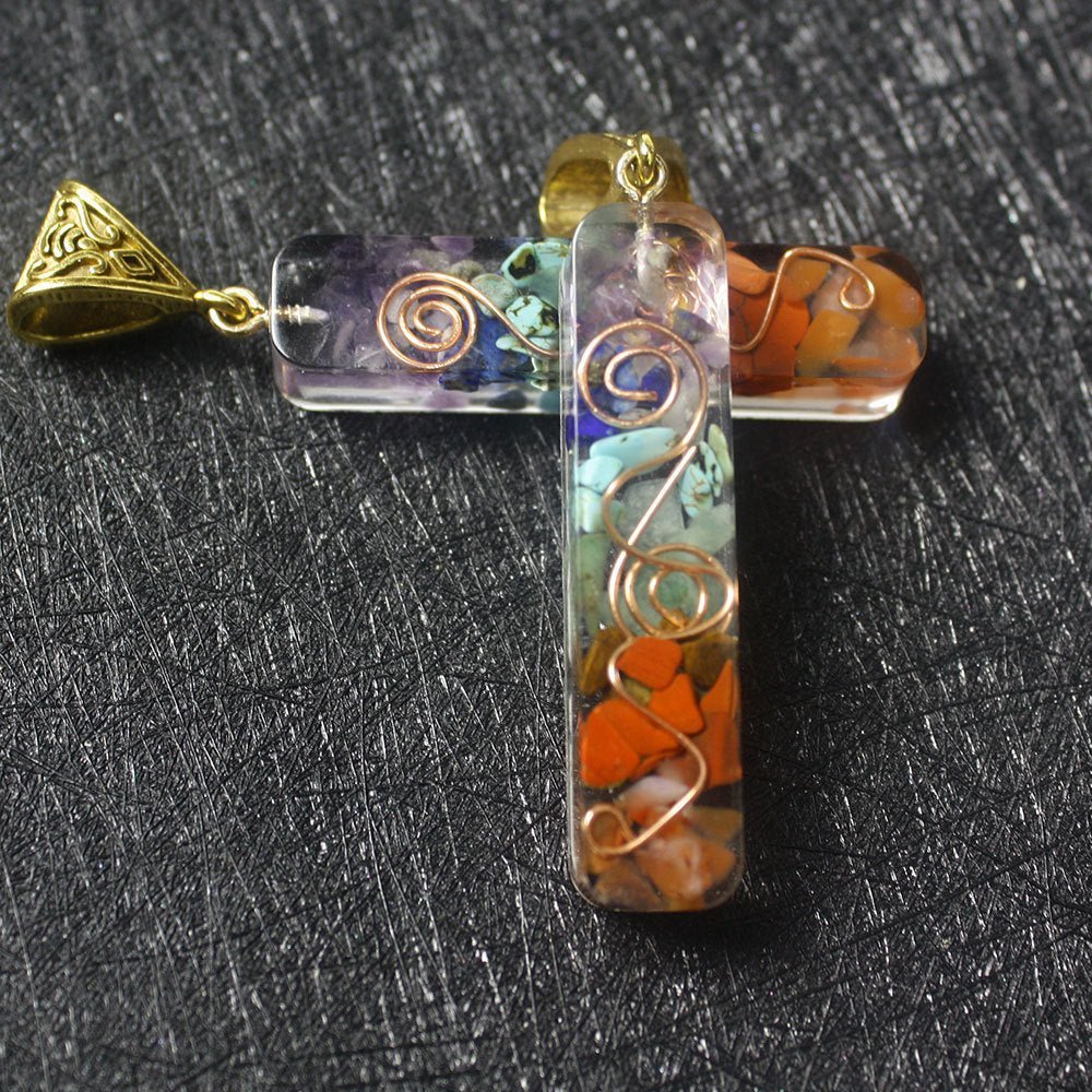 Gravel Seven Chakra Spirit Pendant - EclipticJew