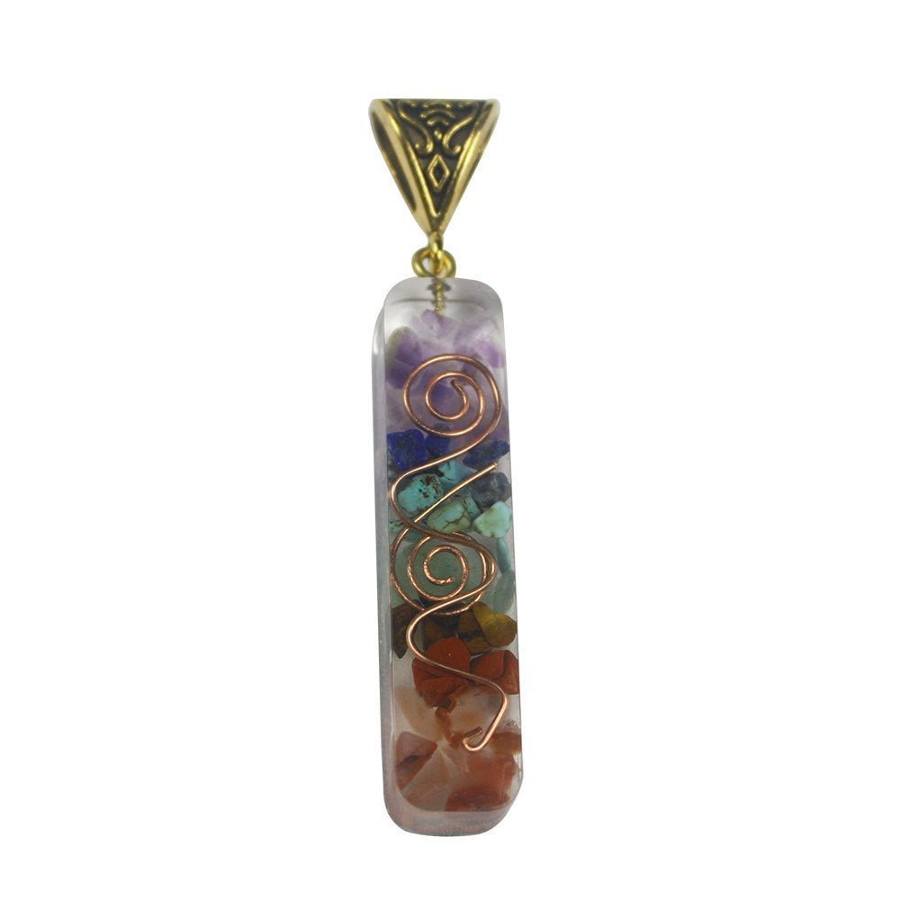 Gravel Seven Chakra Spirit Pendant - EclipticJew