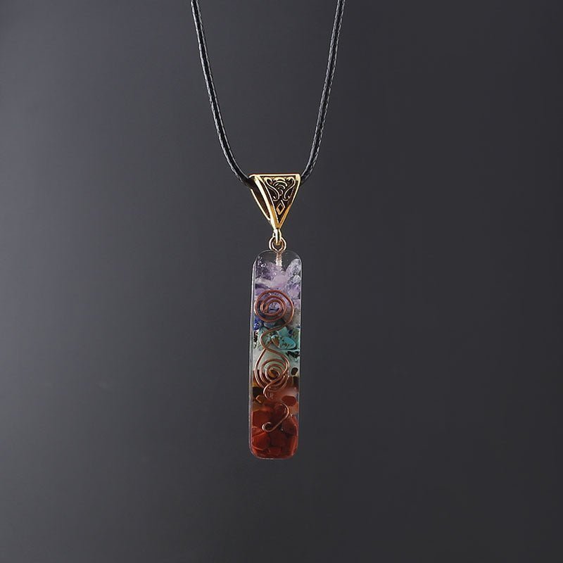 Gravel Seven Chakra Spirit Pendant - EclipticJew