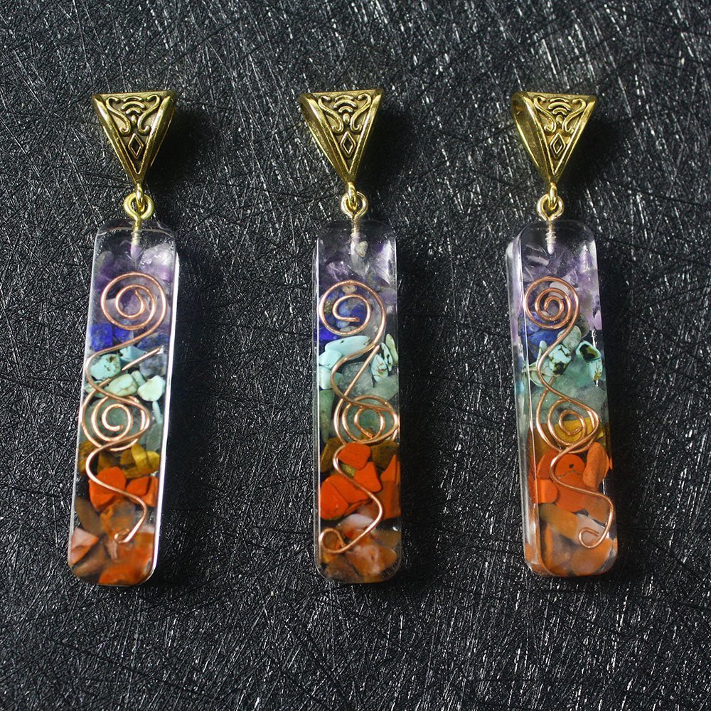 Gravel Seven Chakra Spirit Pendant - EclipticJew