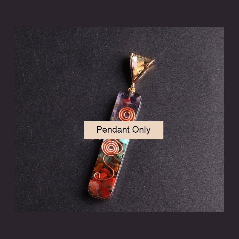 Gravel Seven Chakra Spirit Pendant - EclipticJew