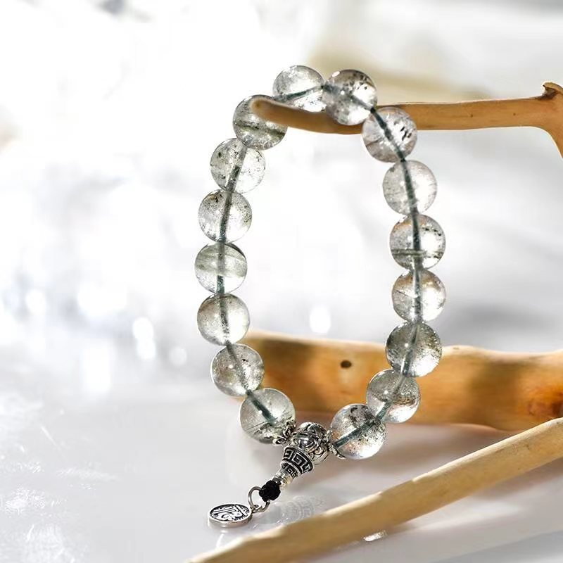 Green Phantom Quartz Celestial Bracelet