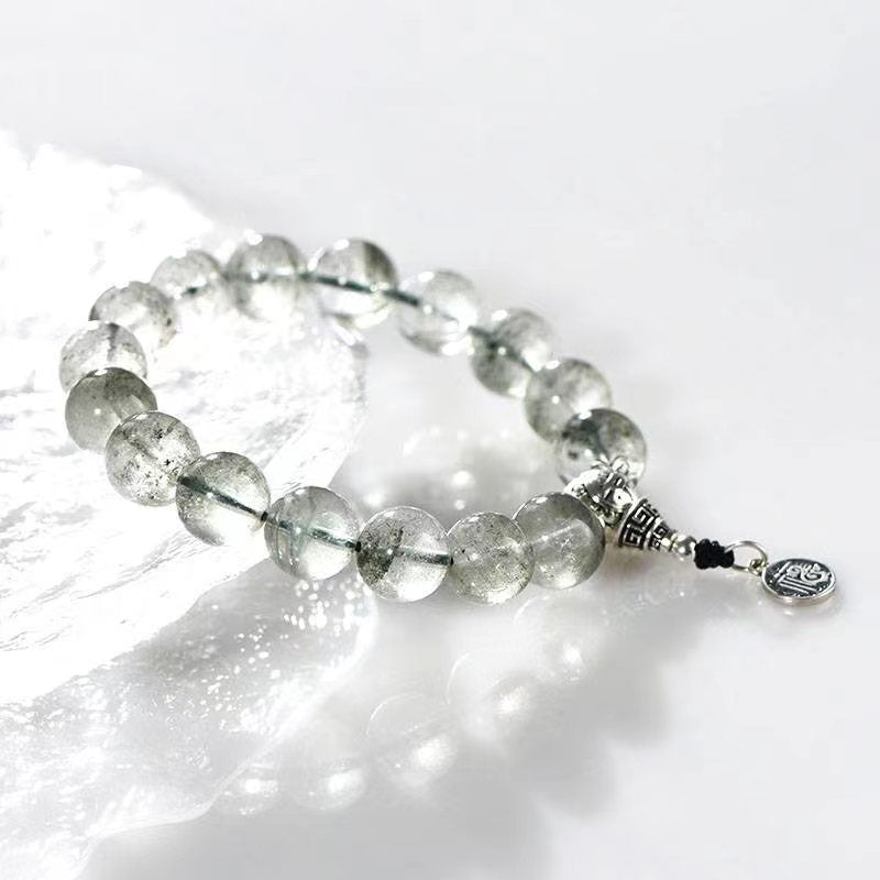 Green Phantom Quartz Celestial Bracelet - EclipticJewBraceletsGreen Phantom Quartznew