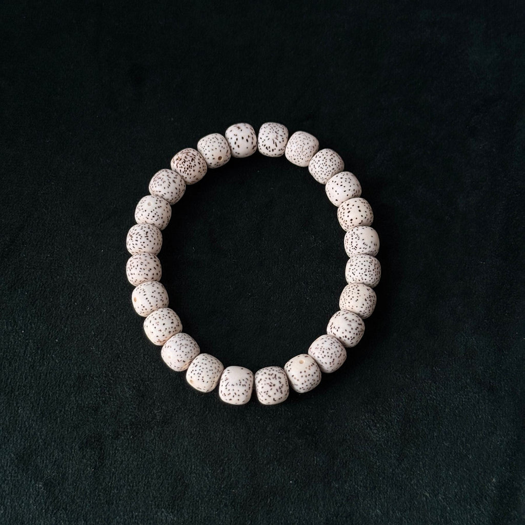 Hainan No-Pattern Star Moon Bodhi Bracelet | Barrel Beads 10mm
