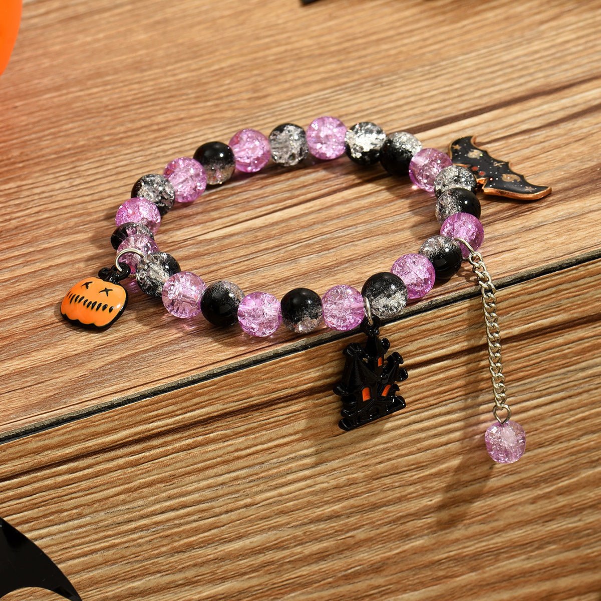 Halloween Crack Bracelet Pumpkin Bracelet - EclipticJew