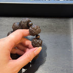 Hand Carved Blackwood Lotus Flower Bracelet, Pure Blooming Sacred Lotus Mala, Spiritual Protection Amulet, Zen Yoga Women Gift