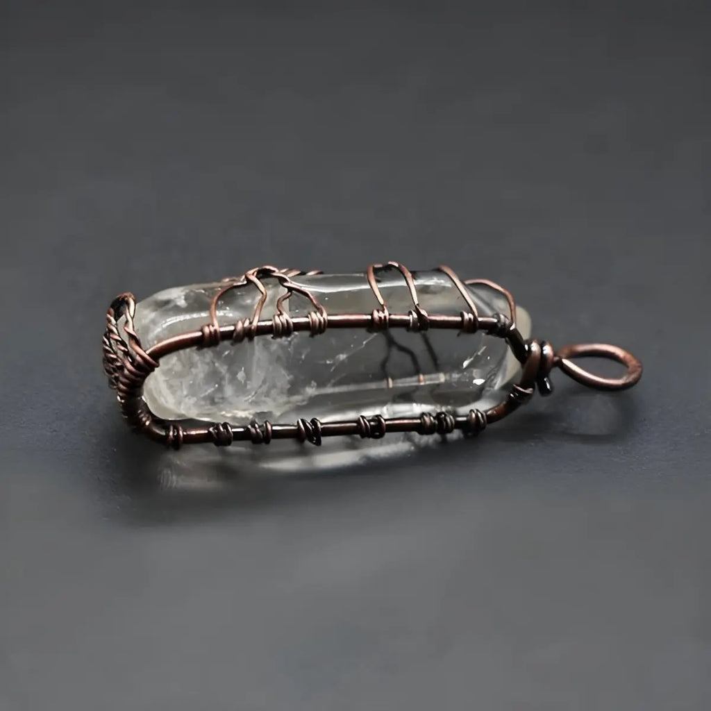 Healing Crystal Tree of Life Pendant - Balance & Spirituality - EclipticJewpendanttrend
