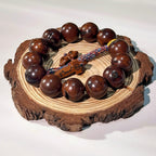 Lightning-Struck Jujube Wood Bracelet | Natural Daoist Charm