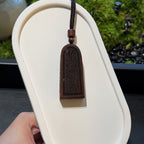 Lightning Struck Jujube Wood Pendant, Taoist Five Thunder Order Talisman, Protection Amulet Necklace, Spiritual Exorcism Mala