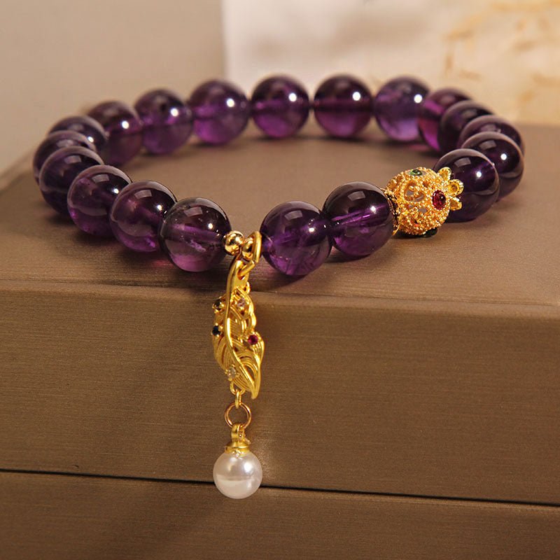 Mystic Royal Amethyst Bracelet - EclipticJew