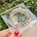 Natural Black Rutilated Quartz Bracelet | Clear Crystal Tourmaline Needle Amulet | Taoist Consecrated Protection & Career Breakthrough Jewelry