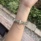 Natural Black Rutilated Quartz Bracelet | Clear Crystal Tourmaline Needle Amulet | Taoist Consecrated Protection & Career Breakthrough Jewelry