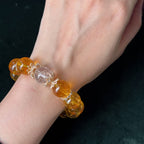 Natural Citrine Wealth Bracelet | Taoist Blessed Crystal Jewelry