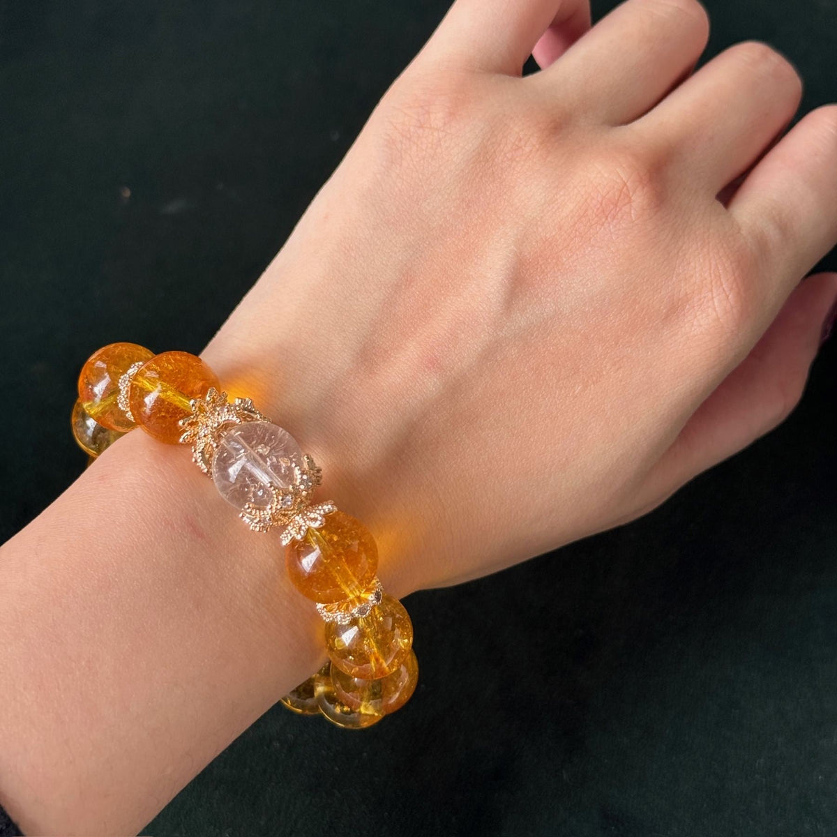 Natural Citrine Wealth Bracelet | Taoist Blessed Crystal Jewelry