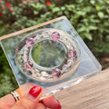 Natural Faceted Amethyst Bracelet | Iridescent Rainbow Aura Quartz Amulet | Taoist Consecrated Intuition & Spiritual Protection Jewelry