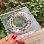 Natural Faceted Amethyst Bracelet | Iridescent Rainbow Aura Quartz Amulet | Taoist Consecrated Intuition & Spiritual Protection Jewelry