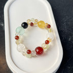 Natural Five Elements Balancing Bracelet | Multi Gemstone Karma Alignment Amulet