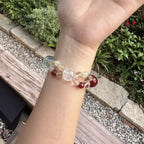 Natural Five Elements Balancing Bracelet | Multi Gemstone Karma Alignment Amulet