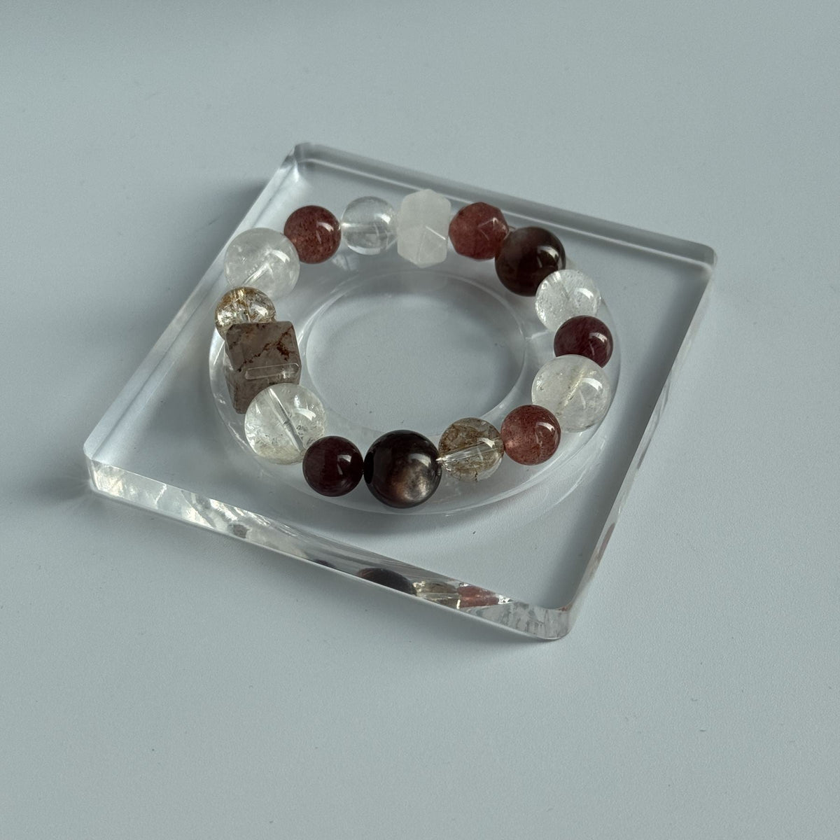 Natural Yellow Jiao Hua Statement Bracelet | Golden Fire Quartz Wealth Amulet | Taoist Consecrated Windfall Luck & Side-Hustle Prosperity Jewelry