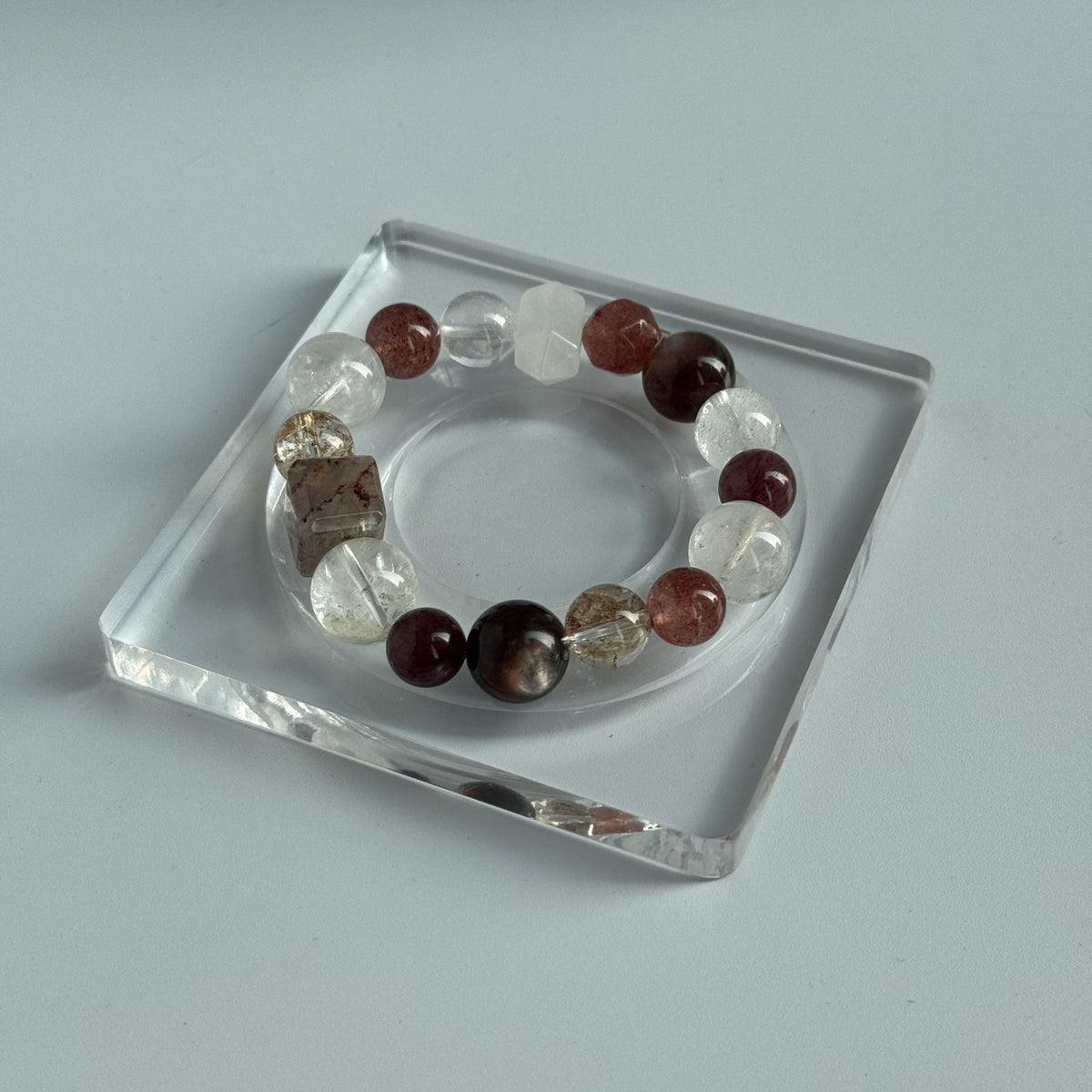 Natural Yellow Jiao Hua Statement Bracelet | Golden Fire Quartz Wealth Amulet | Taoist Consecrated Windfall Luck & Side-Hustle Prosperity Jewelry
