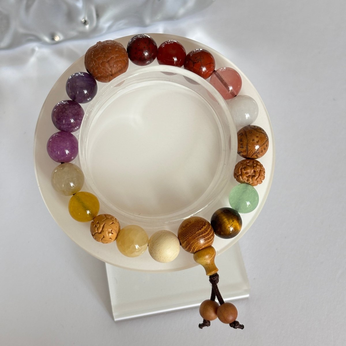 Nine Flames 18 Seeds Blessing Bracelet - EclipticJew