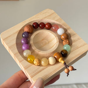 Nine Flames 18 Seeds Blessing Bracelet - EclipticJew