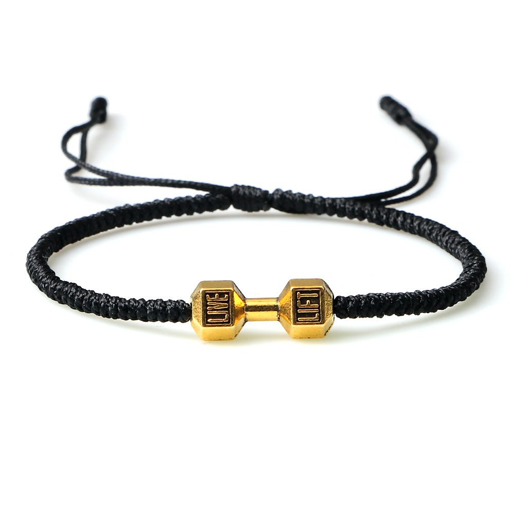 Originality Woven Dumbbell Alloy Bracelet - EclipticJew