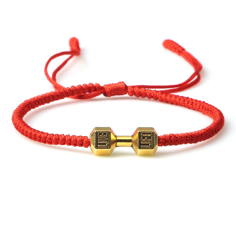 Originality Woven Dumbbell Alloy Bracelet - EclipticJew