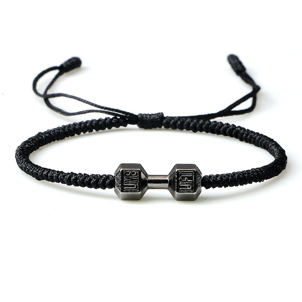 Originality Woven Dumbbell Alloy Bracelet - EclipticJew