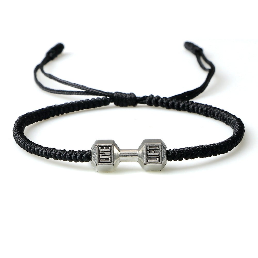 Originality Woven Dumbbell Alloy Bracelet - EclipticJew