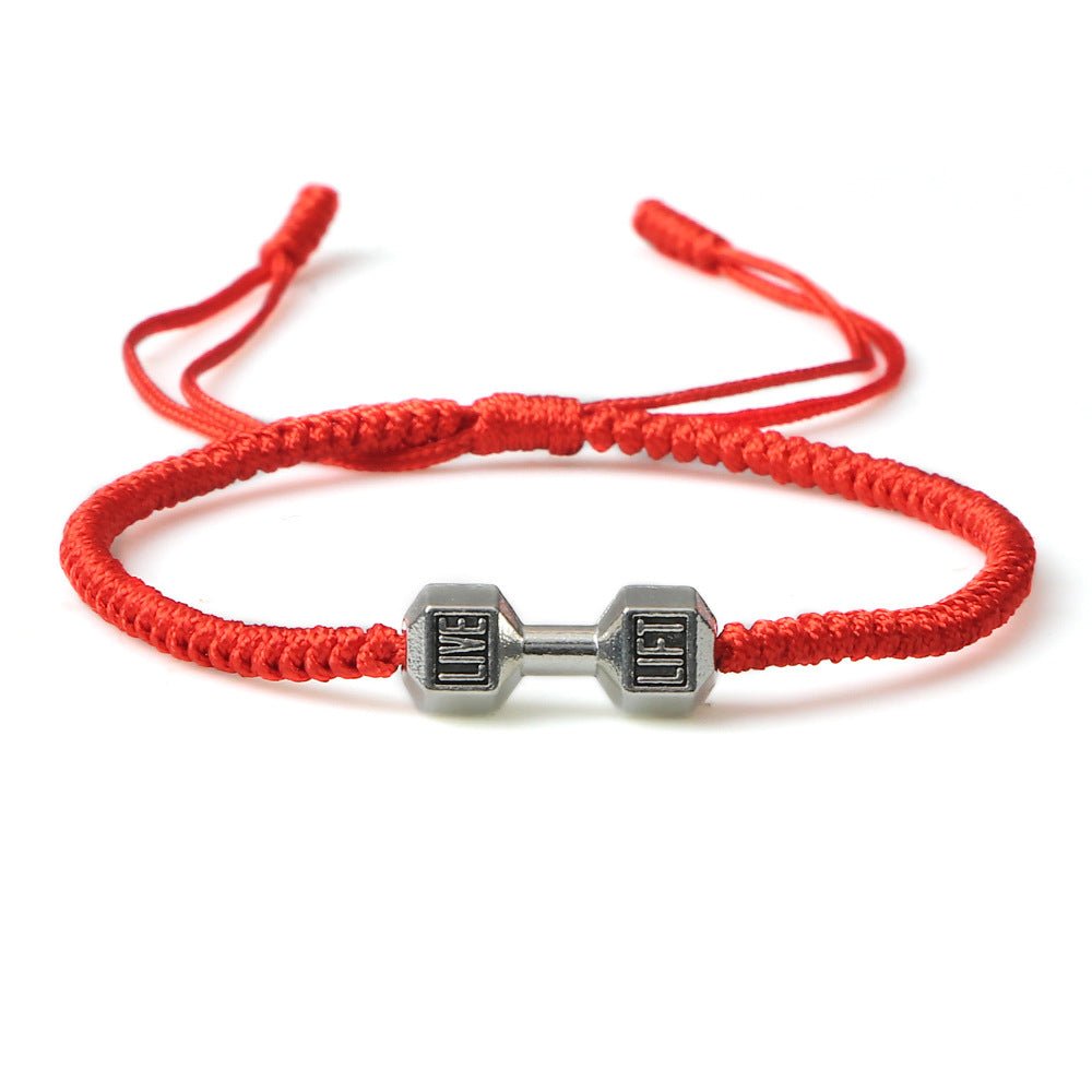 Originality Woven Dumbbell Alloy Bracelet - EclipticJew