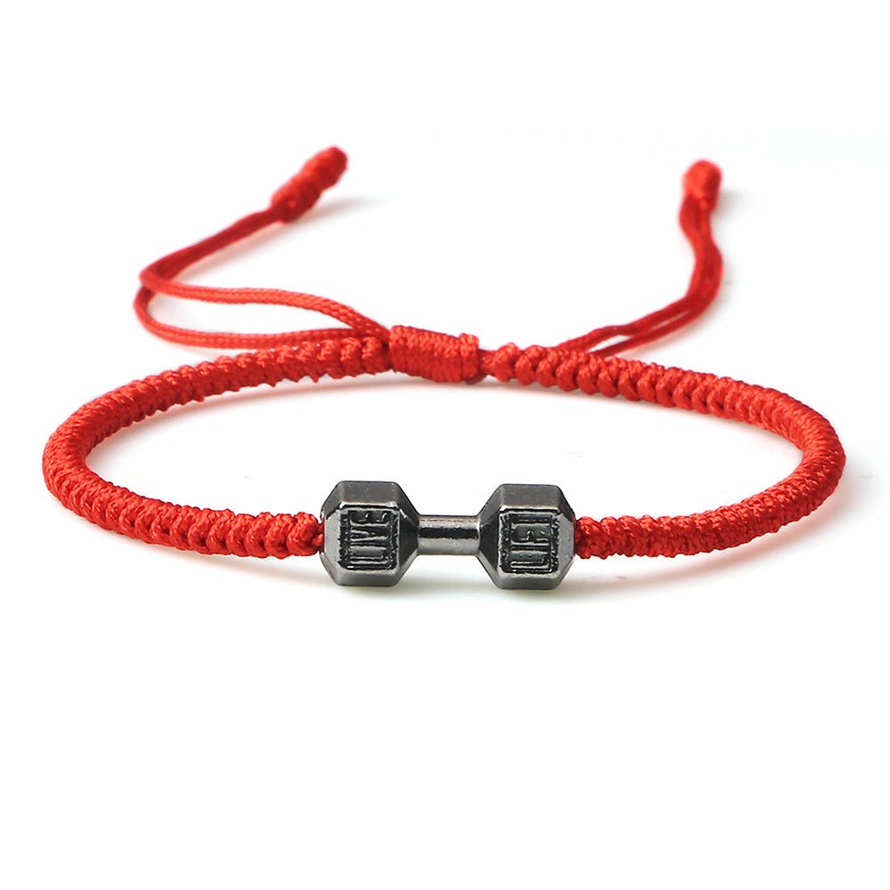 Originality Woven Dumbbell Alloy Bracelet - EclipticJew