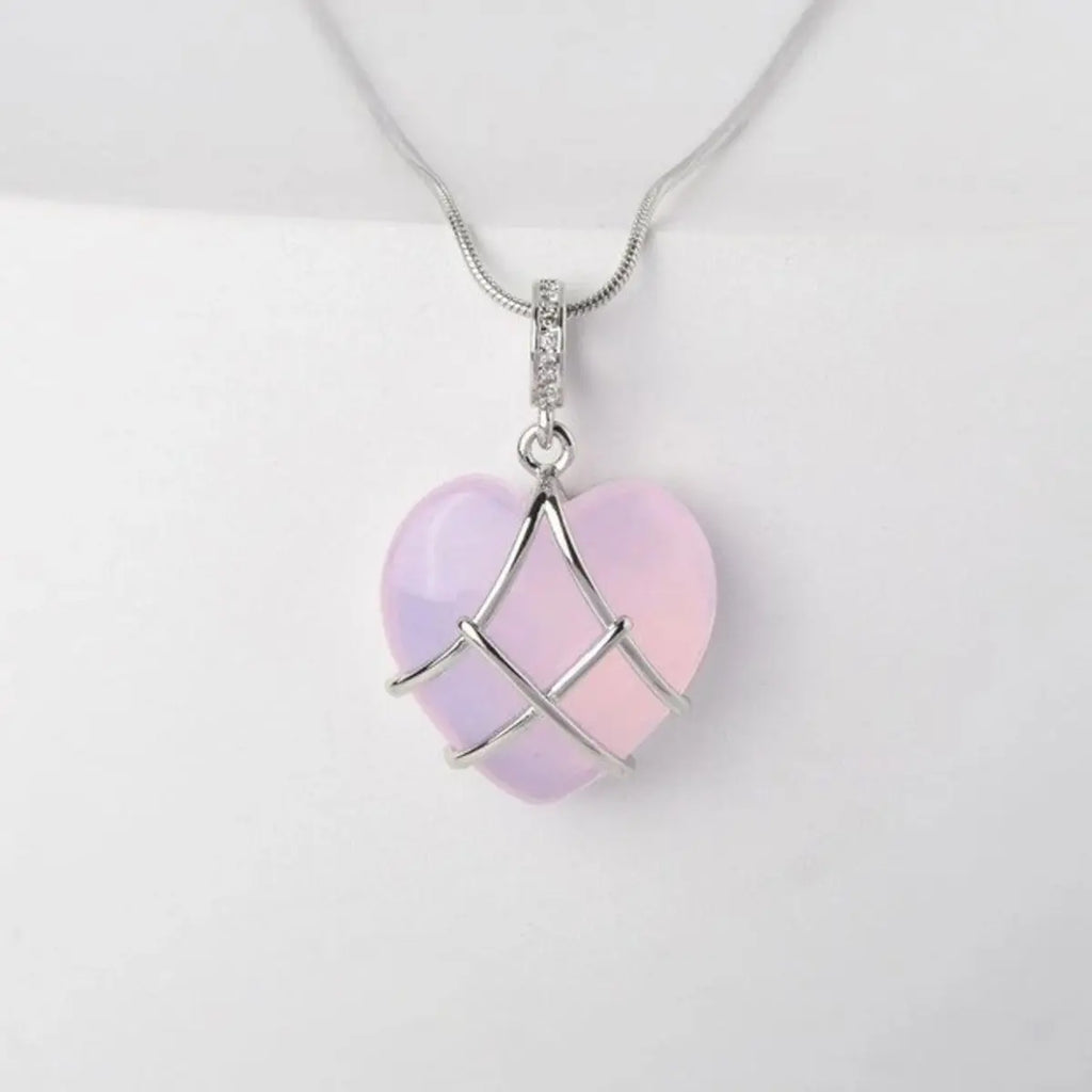 Princess Moonstone Pendant Necklace - Enchanted Love Jewelry - EclipticJew