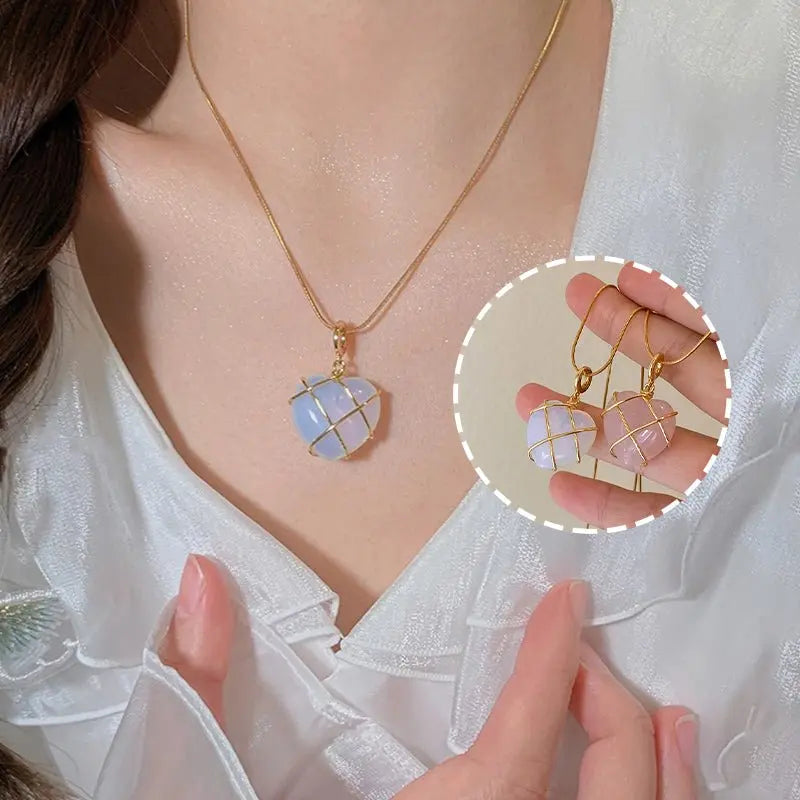 Princess Moonstone Pendant Necklace - Enchanted Love Jewelry - EclipticJew