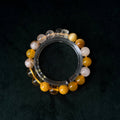 Quartz Crystal Pixiu Bracelet | 10mm Beads | Five Elements Metal Energy Balance | Wealth & Protection Feng Shui Jewelry