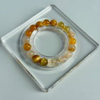 Quartz Crystal Pixiu Bracelet | 10mm Beads | Five Elements Metal Energy Balance | Wealth & Protection Feng Shui Jewelry