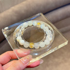 Quartz Crystal Pixiu Bracelet | 10mm Beads | Five Elements Metal Energy Balance | Wealth & Protection Feng Shui Jewelry