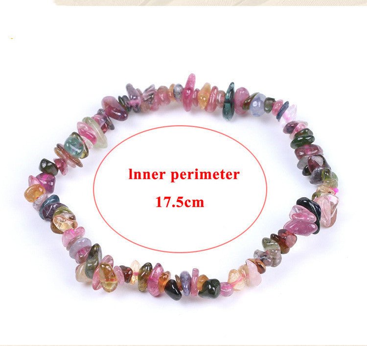 Rainbow Fluorite Chip Bracelet - EclipticJew