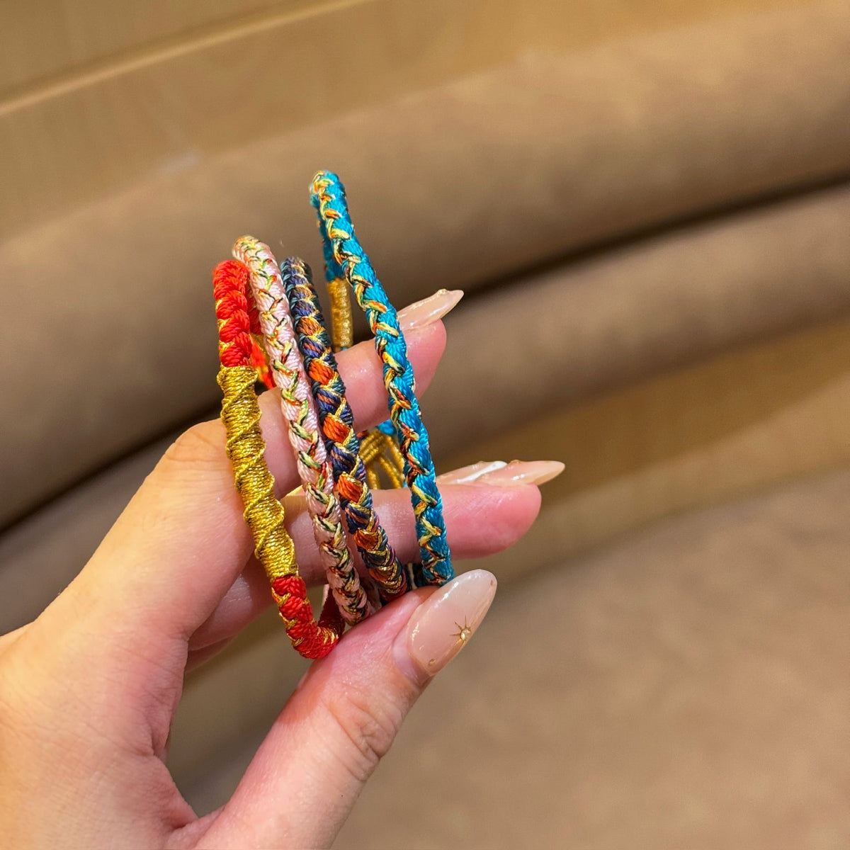 Red Rope Protection Bracelet | Adjustable Lucky Red String | Year of Birth Blessing for Good Fortune