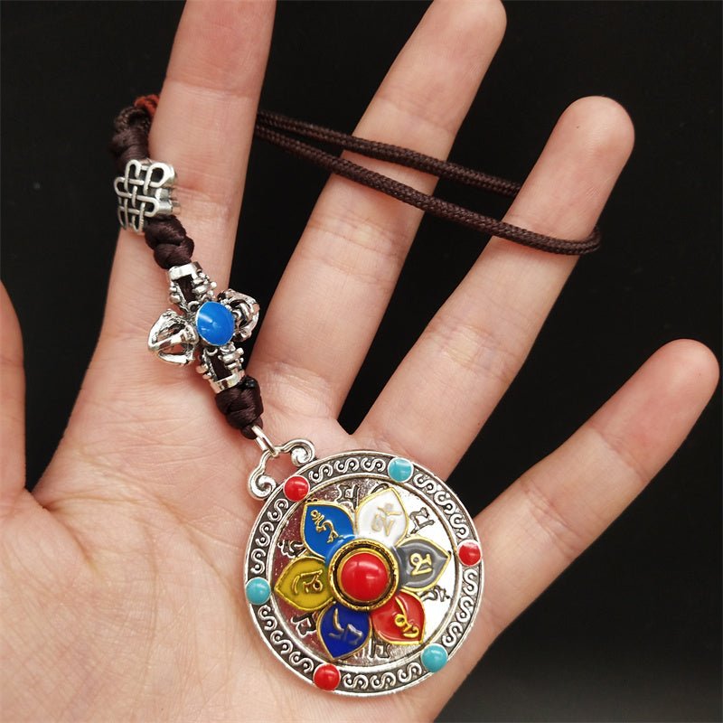 Rotatable Lotus Pendant