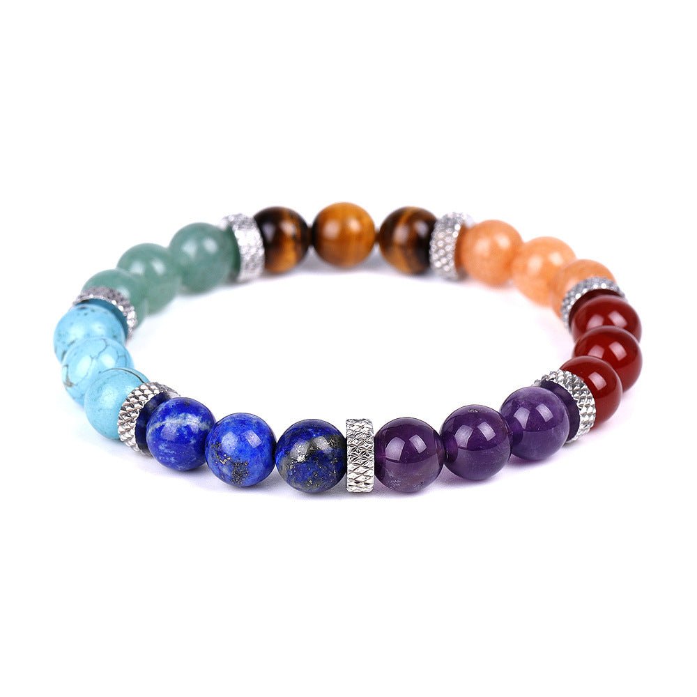 Seven Chakra Emperor Stone Bracelet - EclipticJew