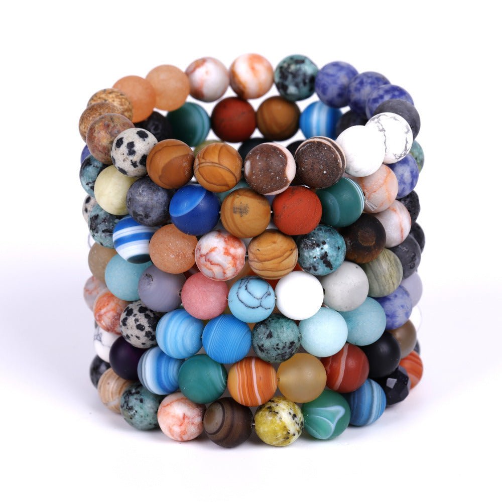 Seven Chakra Celestial Universe Solar System Bracelet