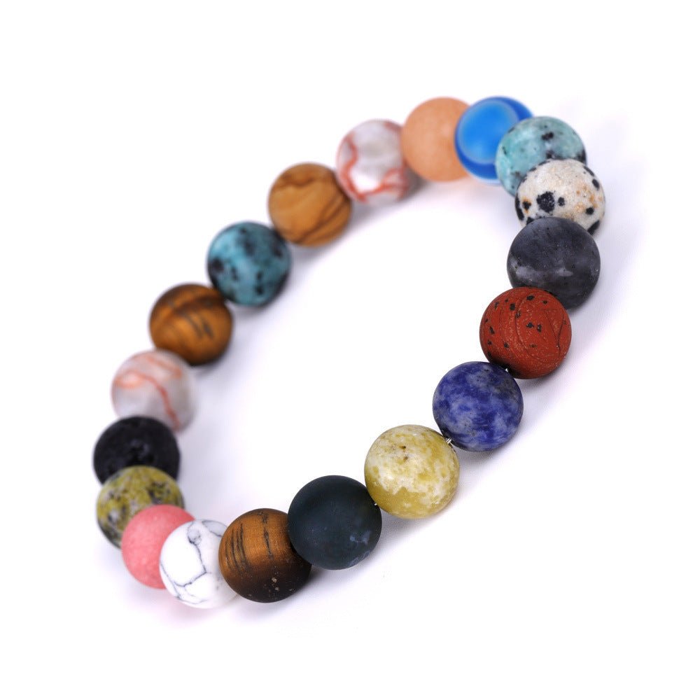 Seven Chakra Celestial Universe Solar System Bracelet