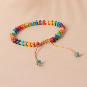 Square Beads Color Woven Yoga Bracelet - EclipticJew